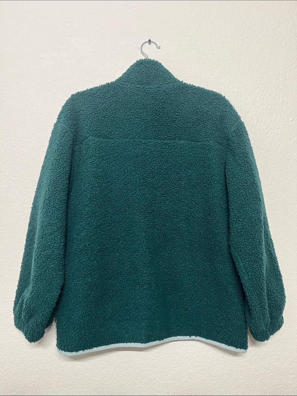 Universal Thread Women’s XS Dark Green Teddy Jacket with Neon Yellow Accents - Picture 9 of 11